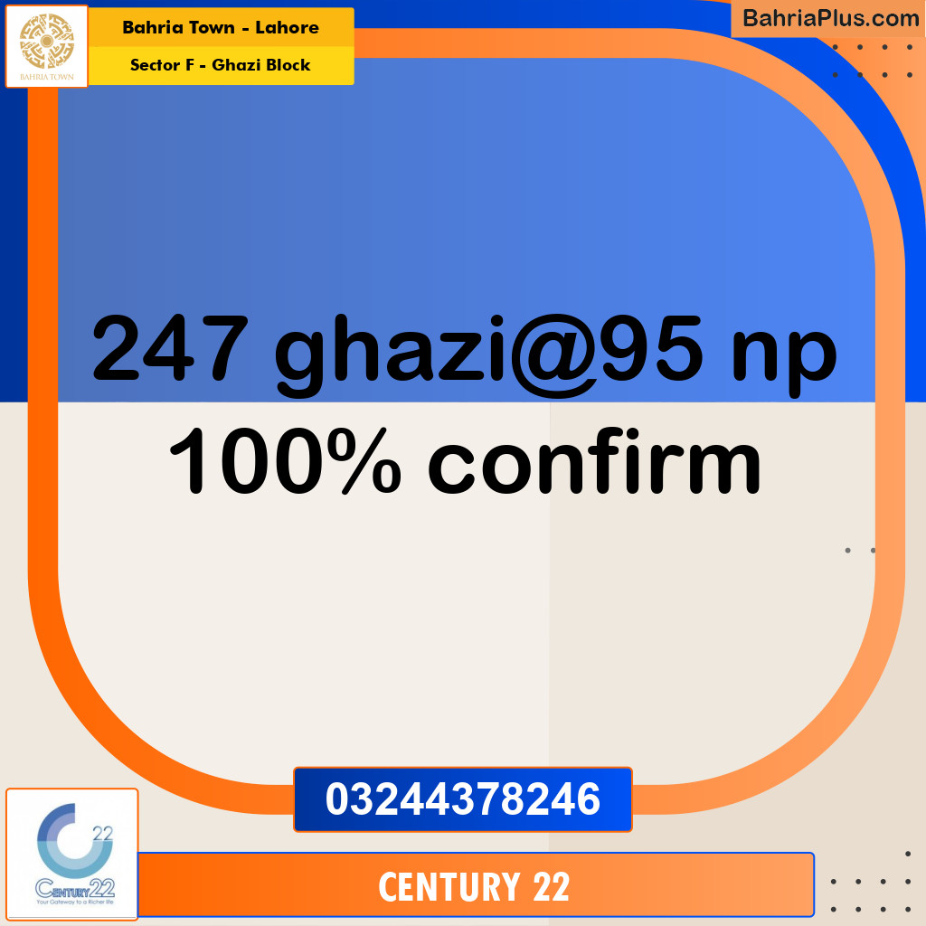 10 Marla Residential Plot for Sale in Sector F - Ghazi Block -  Bahria Town, Lahore - (BP-280535)