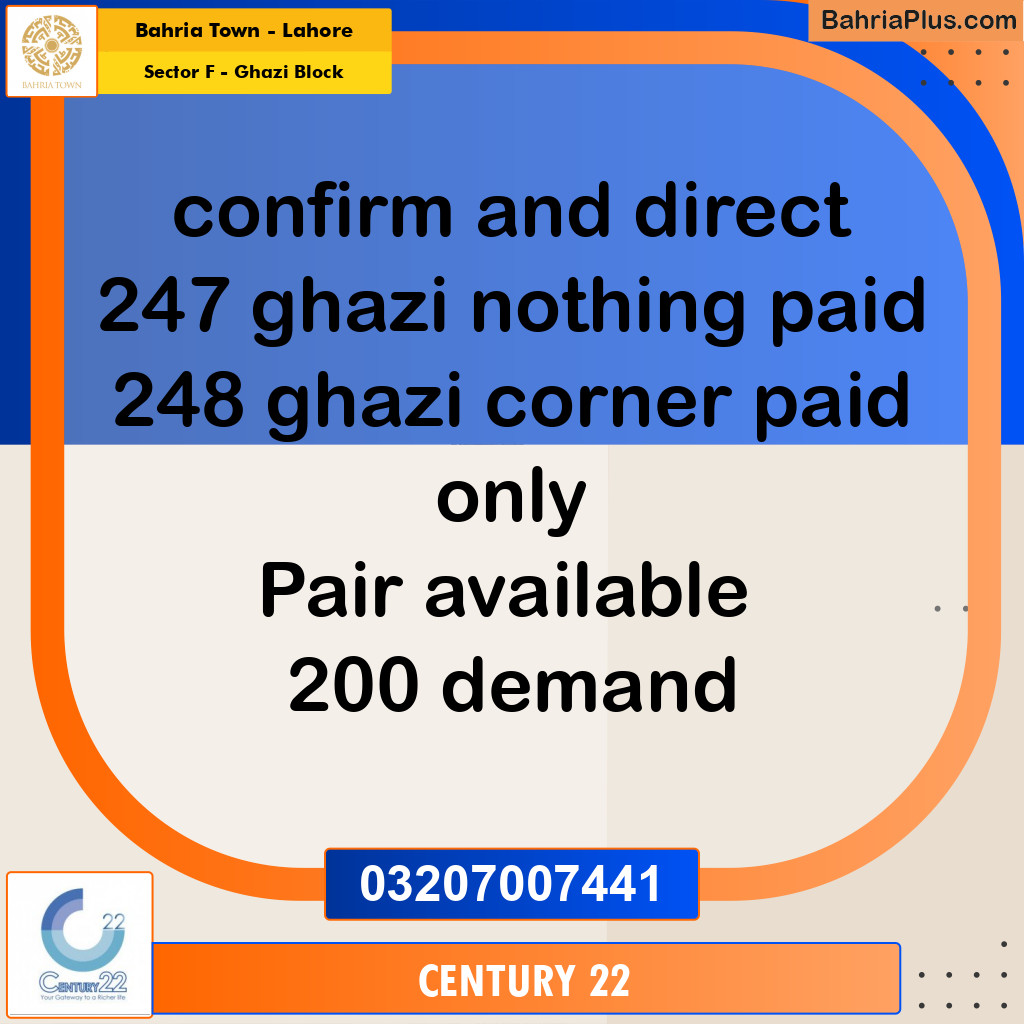 10 Marla Residential Plot for Sale in Sector F - Ghazi Block -  Bahria Town, Lahore - (BP-280870)