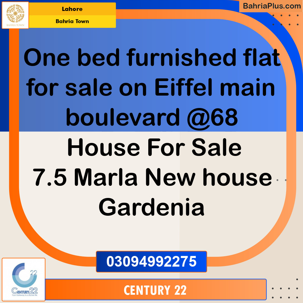 7 Marla Residential House for Sale in Bahria Town, Lahore - (BP-281967)