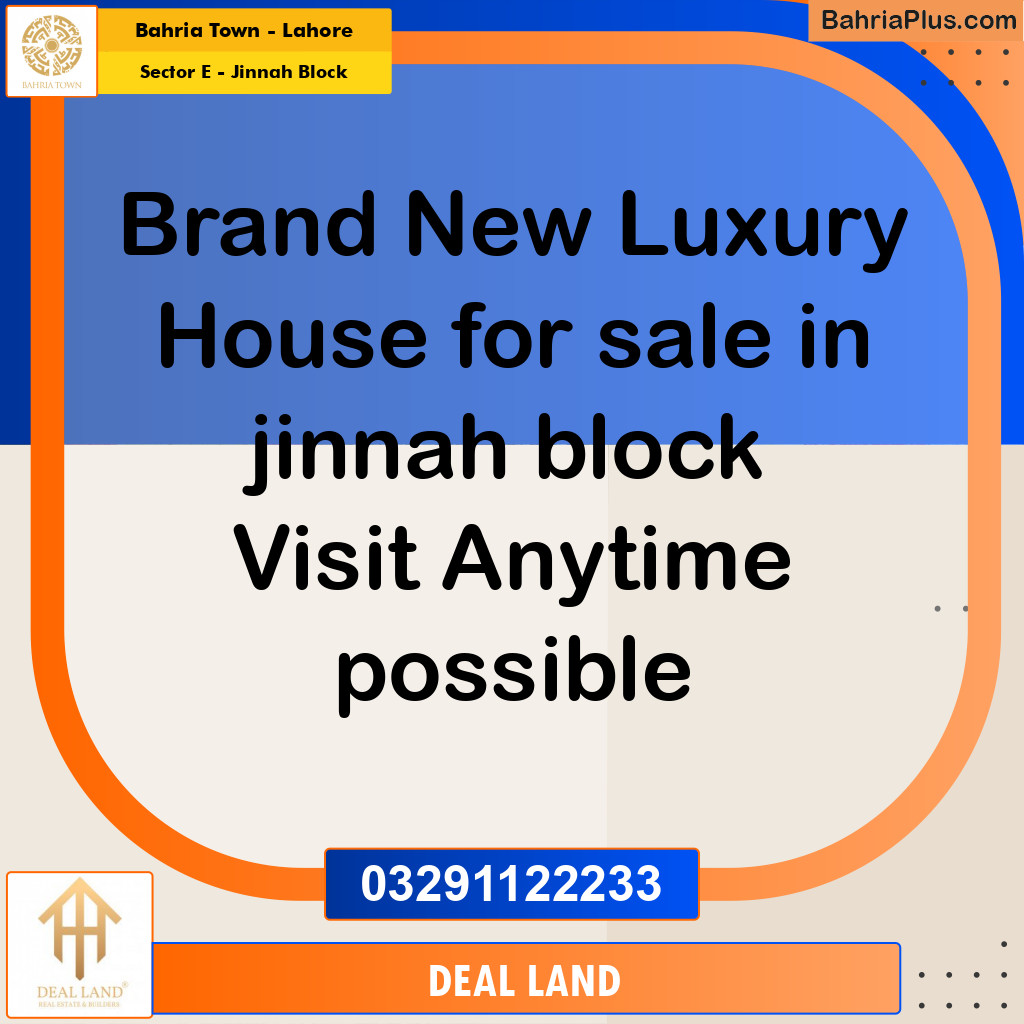 5 Marla Residential House for Rent in Sector E - Jinnah Block -  Bahria Town, Lahore - (BP-281979)