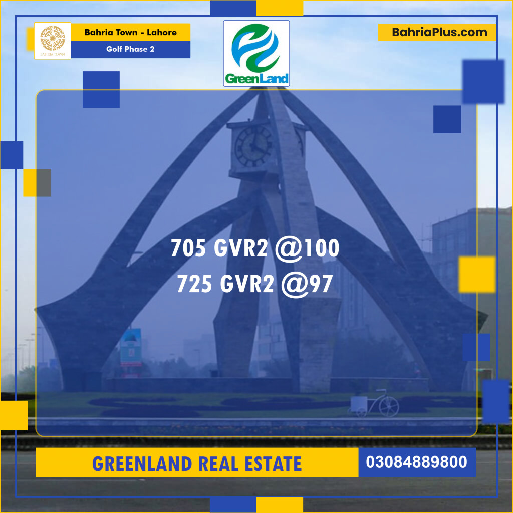 10 Marla Residential Plot for Sale in Golf Phase 2 -  Bahria Town, Lahore - (BP-282002)