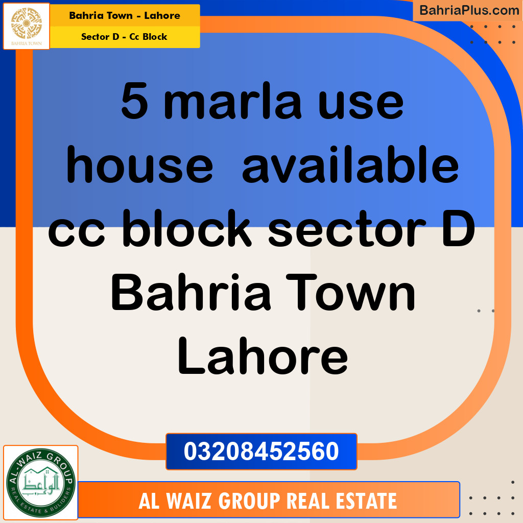 1125 Marla Residential House for Sale in Sector D - CC Block -  Bahria Town, Lahore - (BP-282328)