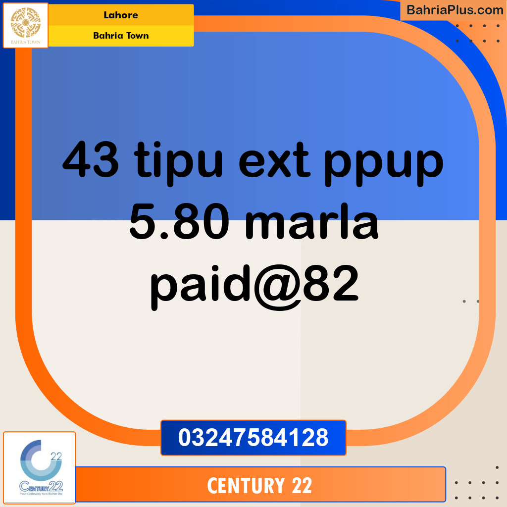 5 Marla Residential Plot for Sale in Bahria Town, Lahore - (BP-282382)