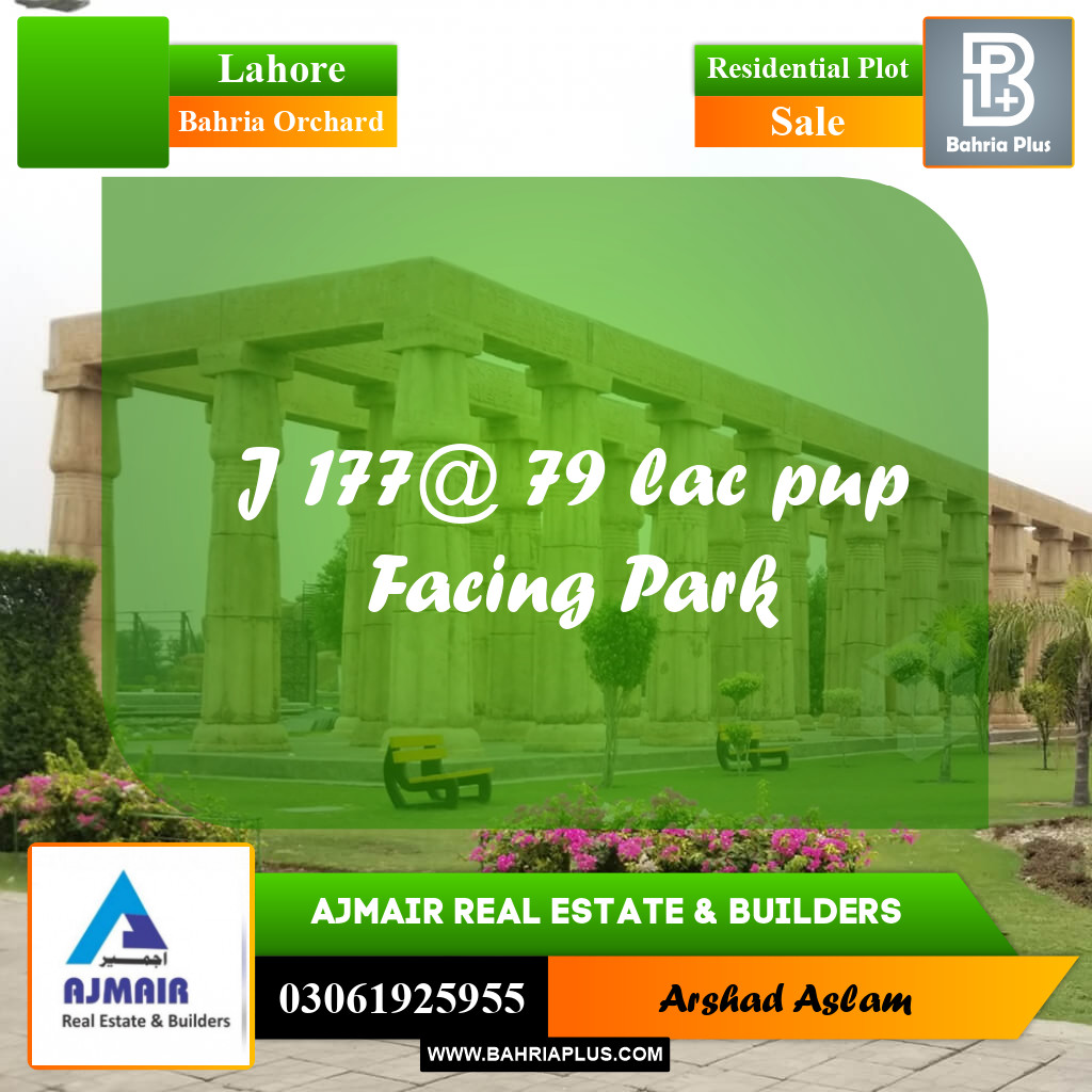 Residential Plot for Sale in Bahria Orchard, Lahore - (BP-282428)
