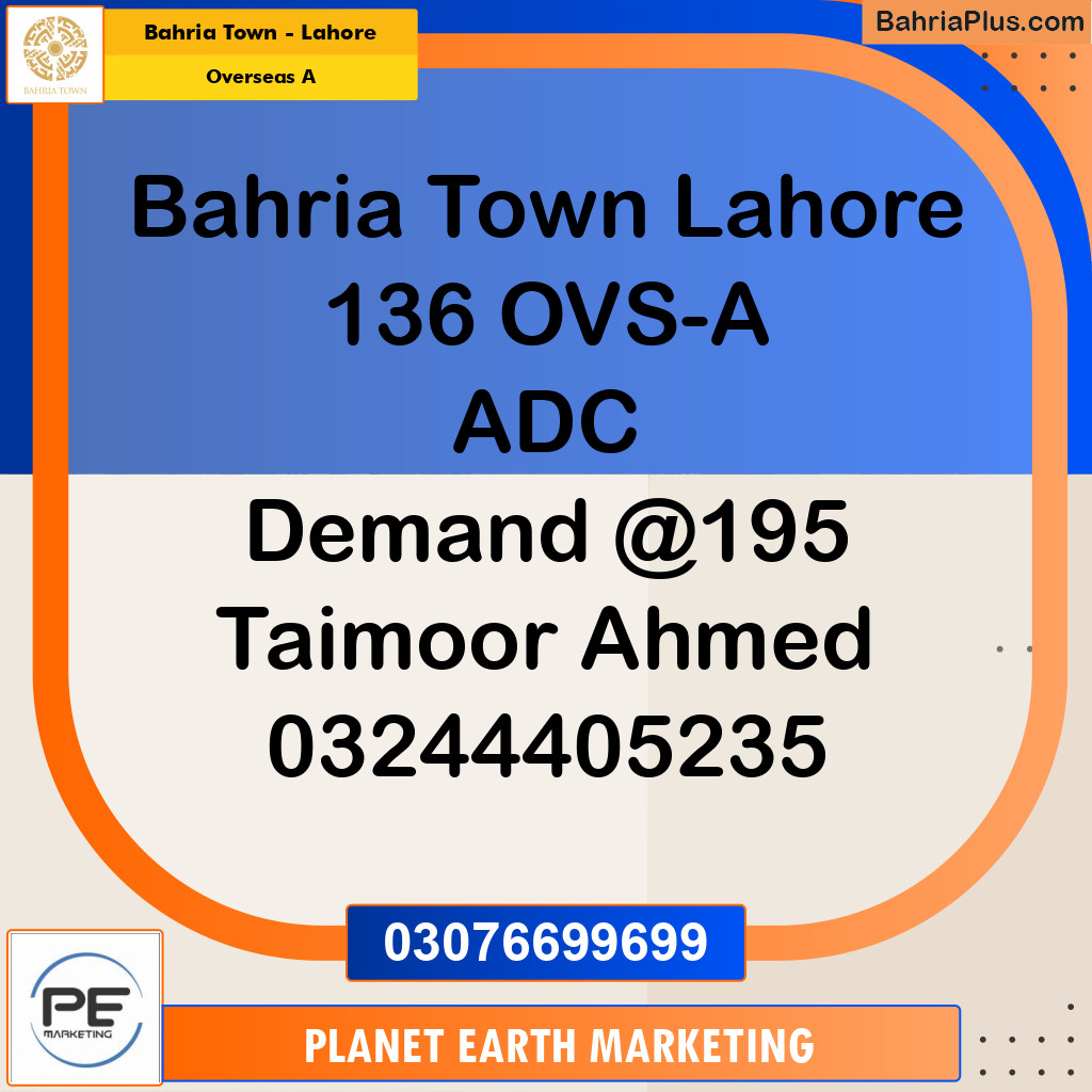 10 Marla Residential Plot for Sale in Overseas A -  Bahria Town, Lahore - (BP-282592)