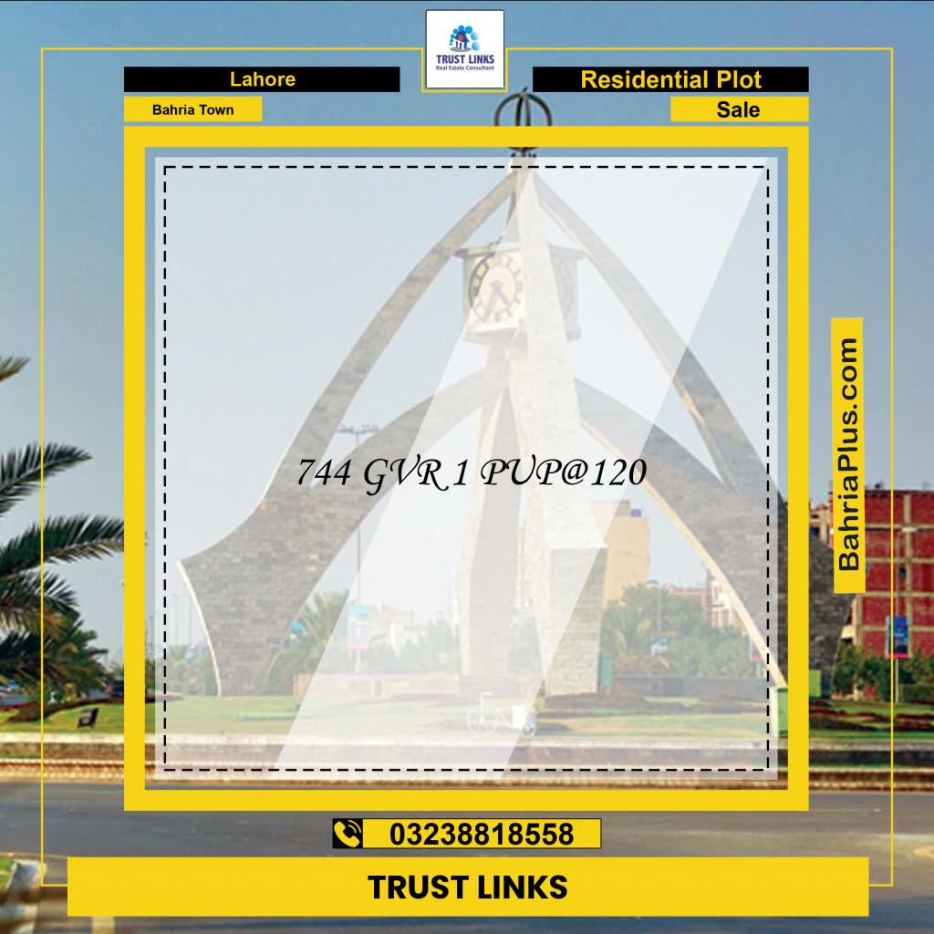 Residential Plot for Sale in Bahria Town, Lahore - (BP-282746)