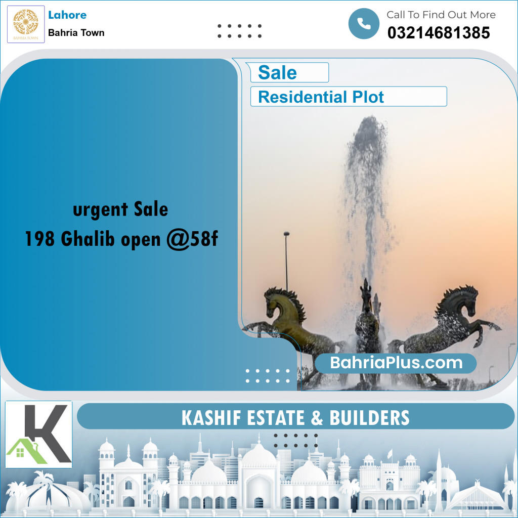 Residential Plot for Sale in Bahria Town, Lahore - (BP-282753)