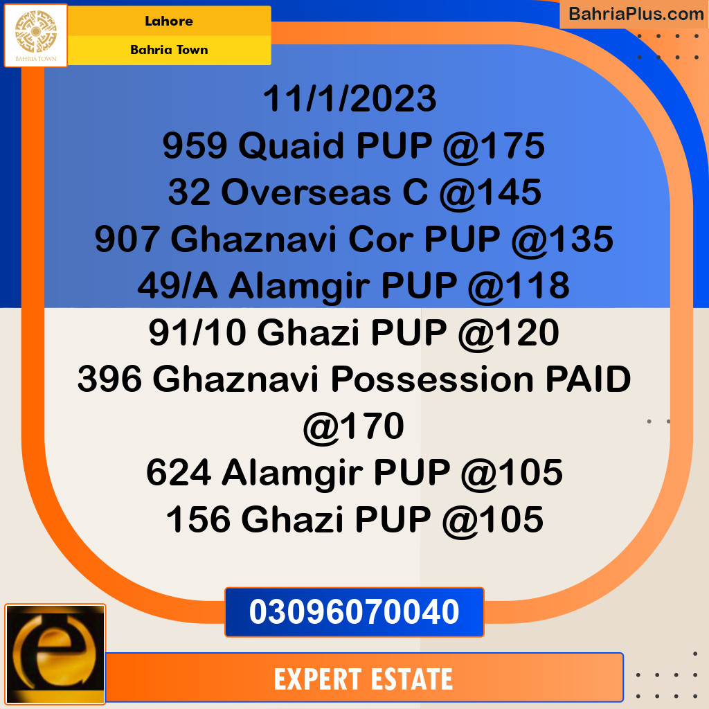 10 Marla Residential Plot for Sale in Bahria Town, Lahore - (BP-282888)