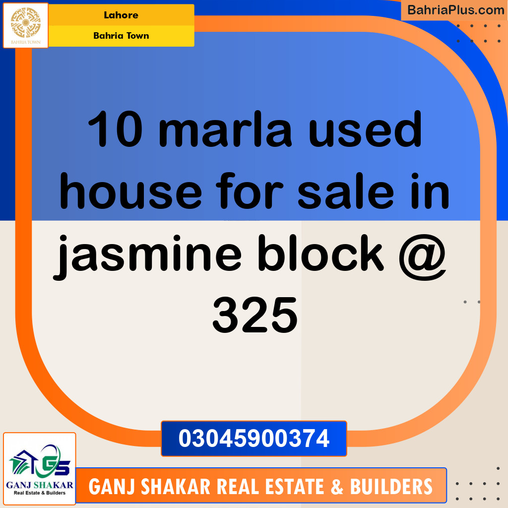 10 Marla Residential House for Sale in Bahria Town, Lahore - (BP-284005)