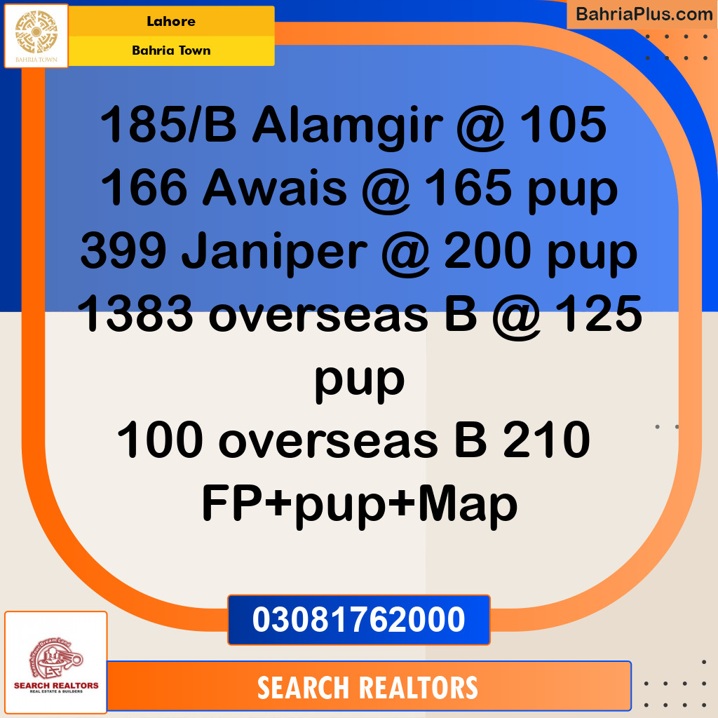 10 Marla Residential Plot for Sale in Bahria Town, Lahore - (BP-284030)