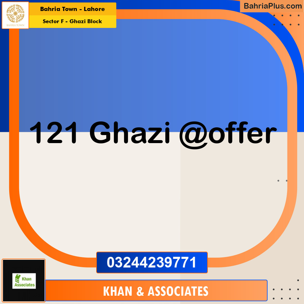 10 Marla Residential Plot for Sale in Sector F - Ghazi Block -  Bahria Town, Lahore - (BP-284321)