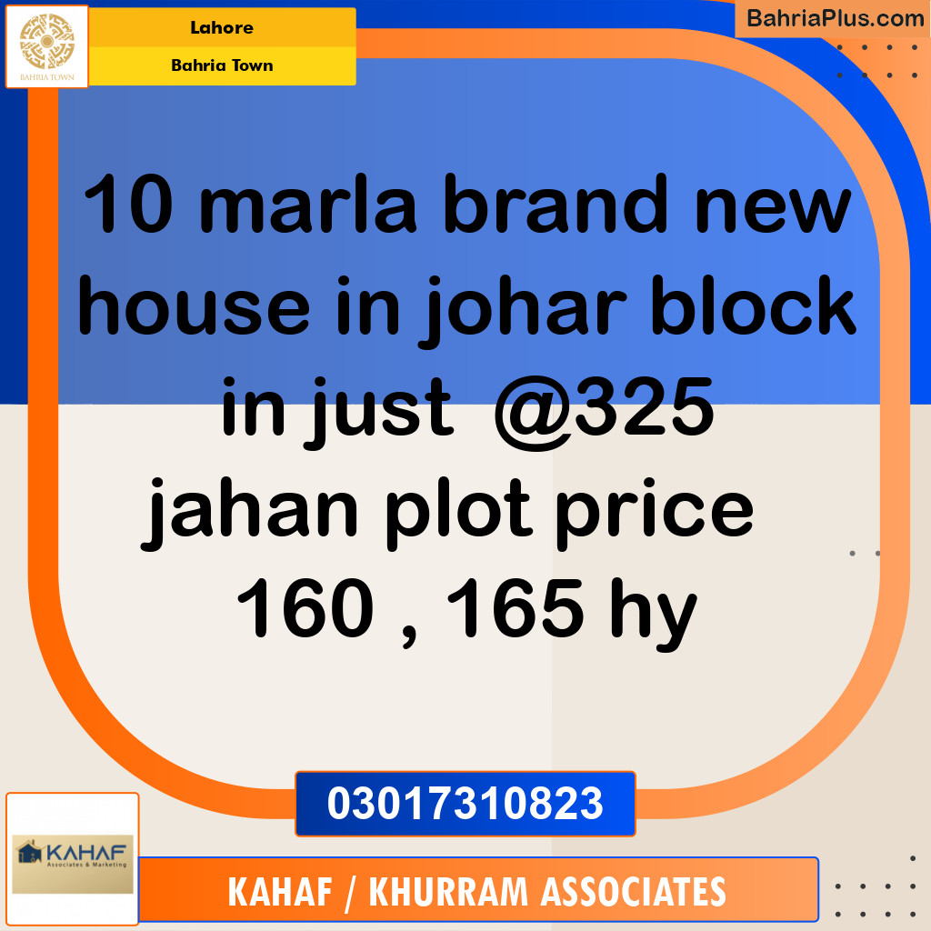 Residential House for Sale in Bahria Town, Lahore - (BP-284348)