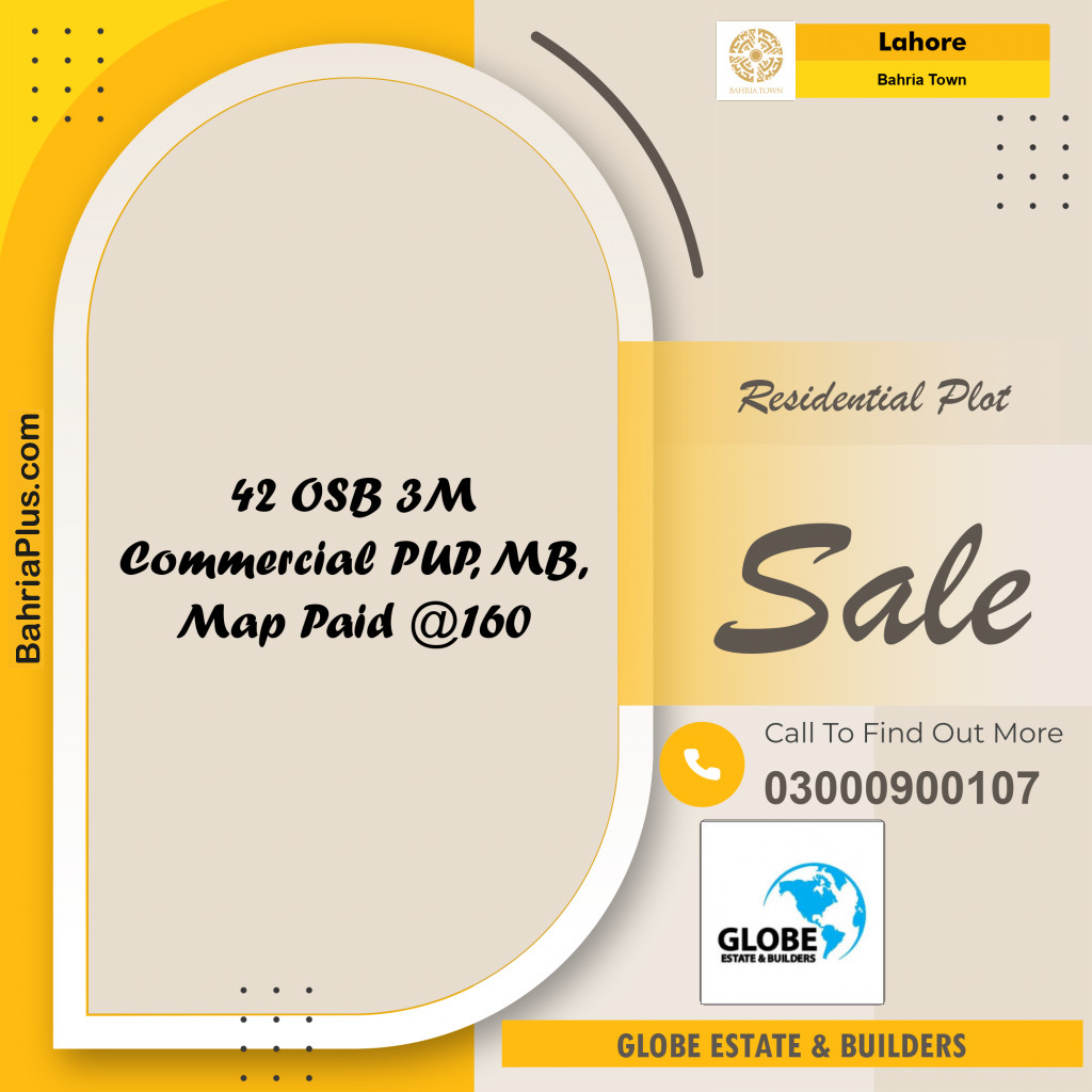 Residential Plot for Sale in Bahria Town, Lahore - (BP-284556)