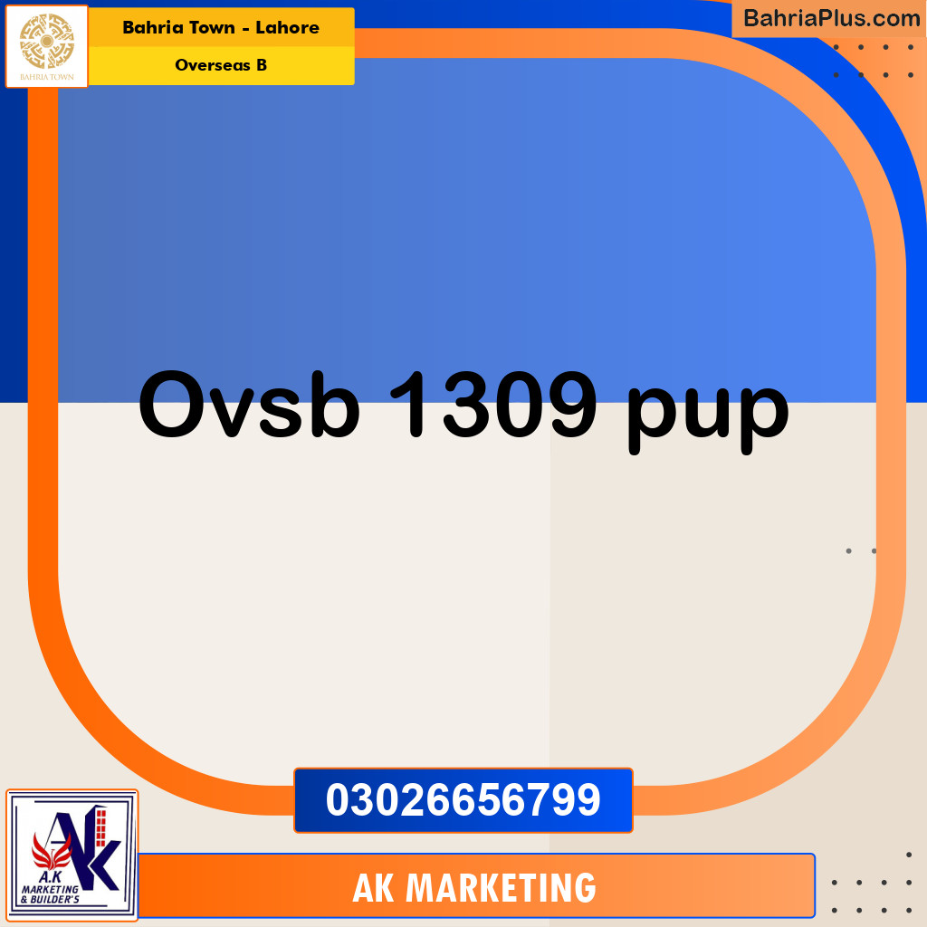 10 Marla Residential Plot for Sale in Overseas B -  Bahria Town, Lahore - (BP-284668)