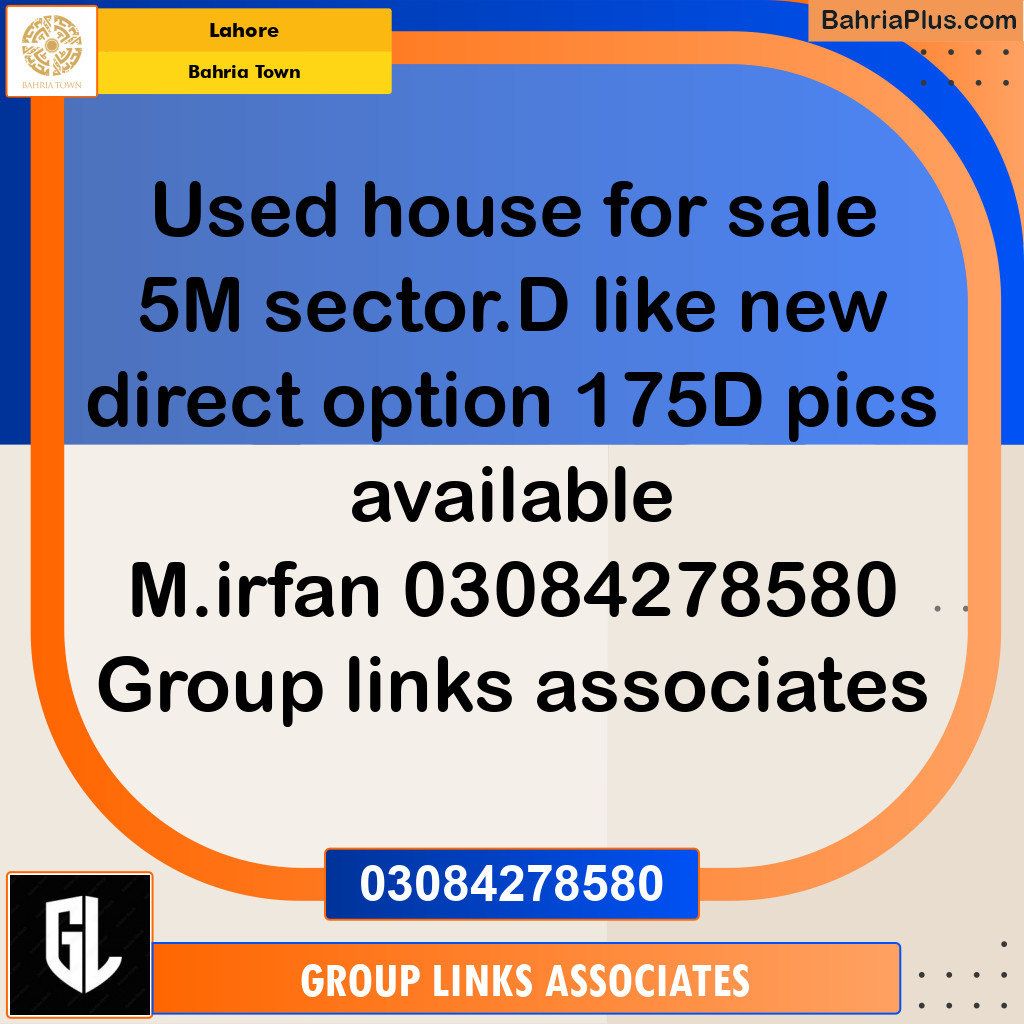 Residential House for Sale in Bahria Town, Lahore - (BP-284804)