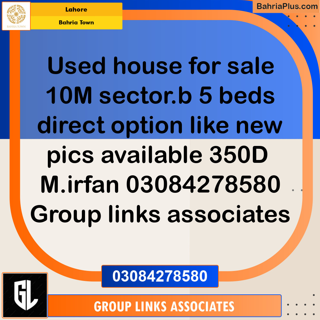 Residential House for Sale in Bahria Town, Lahore - (BP-284851)