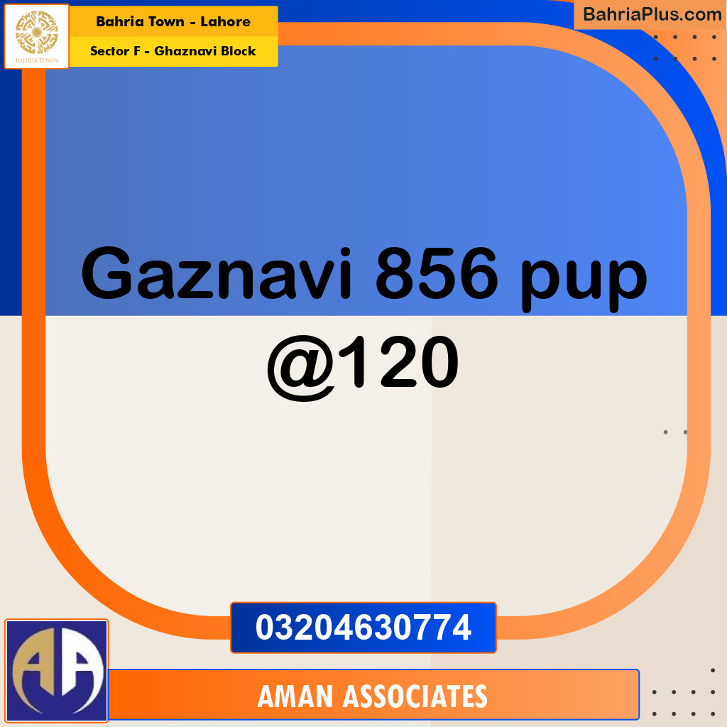 10 Marla Residential Plot for Sale in Sector F - Ghaznavi Block -  Bahria Town, Lahore - (BP-285157)