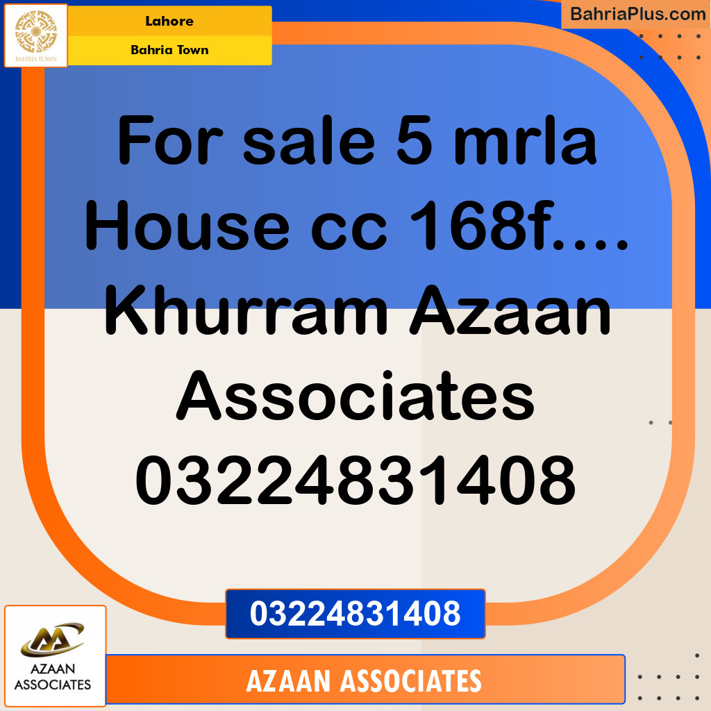 Residential House for Sale in Bahria Town, Lahore - (BP-285290)
