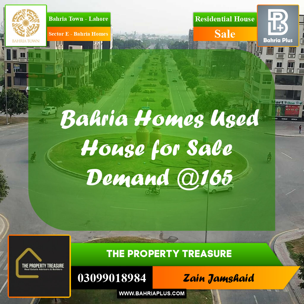 Residential House for Sale in Sector E - Bahria Homes -  Bahria Town, Lahore - (BP-286075)