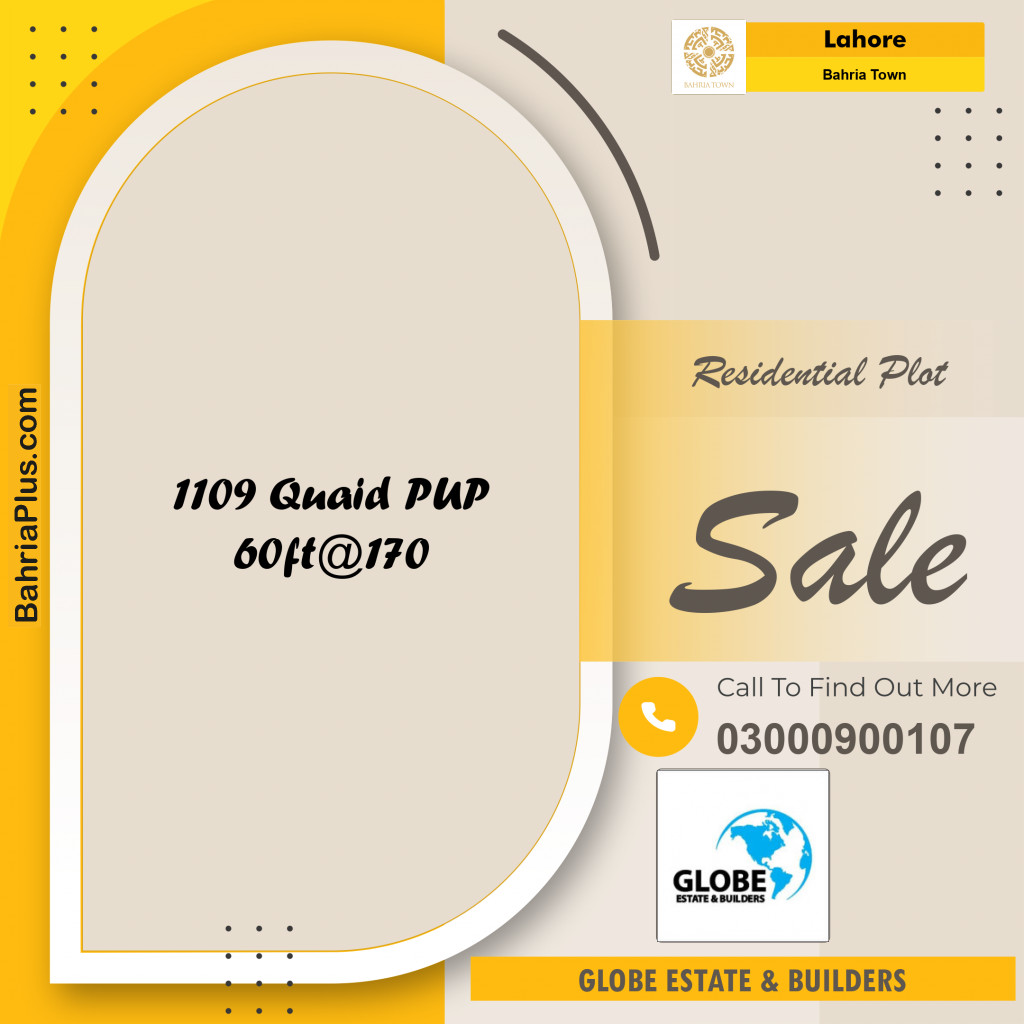 Residential Plot for Sale in Bahria Town, Lahore - (BP-286549)