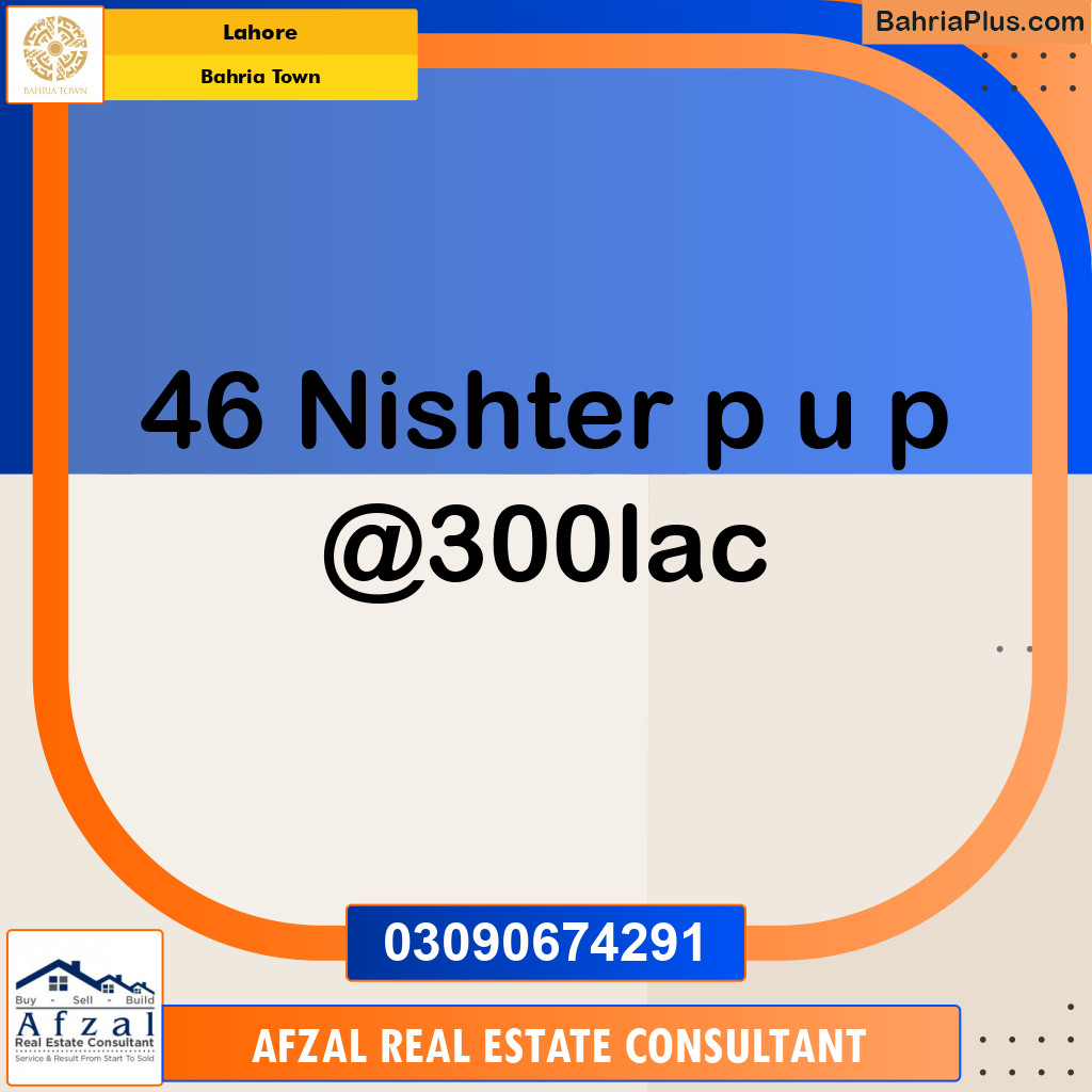 Residential Plot for Sale in Bahria Town, Lahore - (BP-286915)
