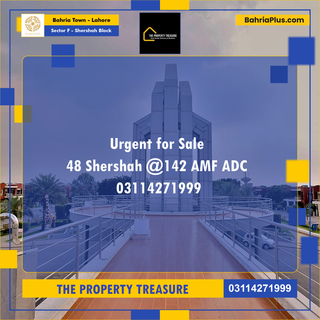10 Marla Residential Plot for Sale in Sector F - Shershah Block -  Bahria Town, Lahore - (BP-287373)