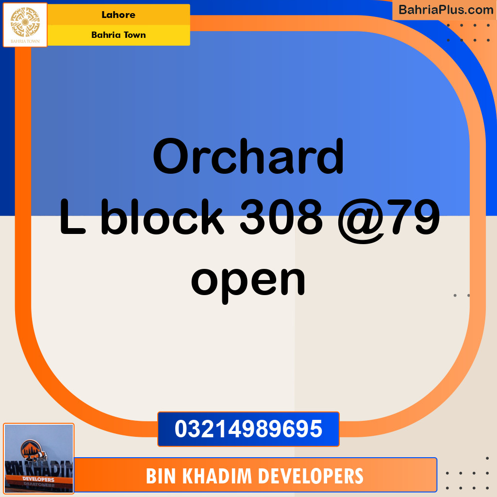 Residential Plot for Sale in Bahria Town, Lahore - (BP-287431)