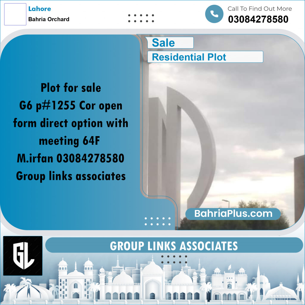 Residential Plot for Sale in Bahria Orchard, Lahore - (BP-287955)
