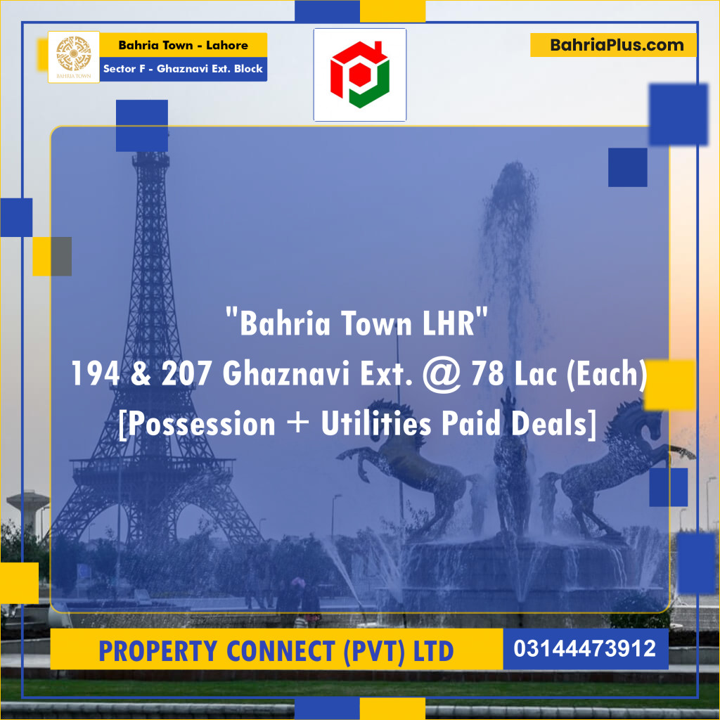 5 Marla Residential Plot for Sale in Sector F - Ghaznavi Ext. Block -  Bahria Town, Lahore - (BP-288481)