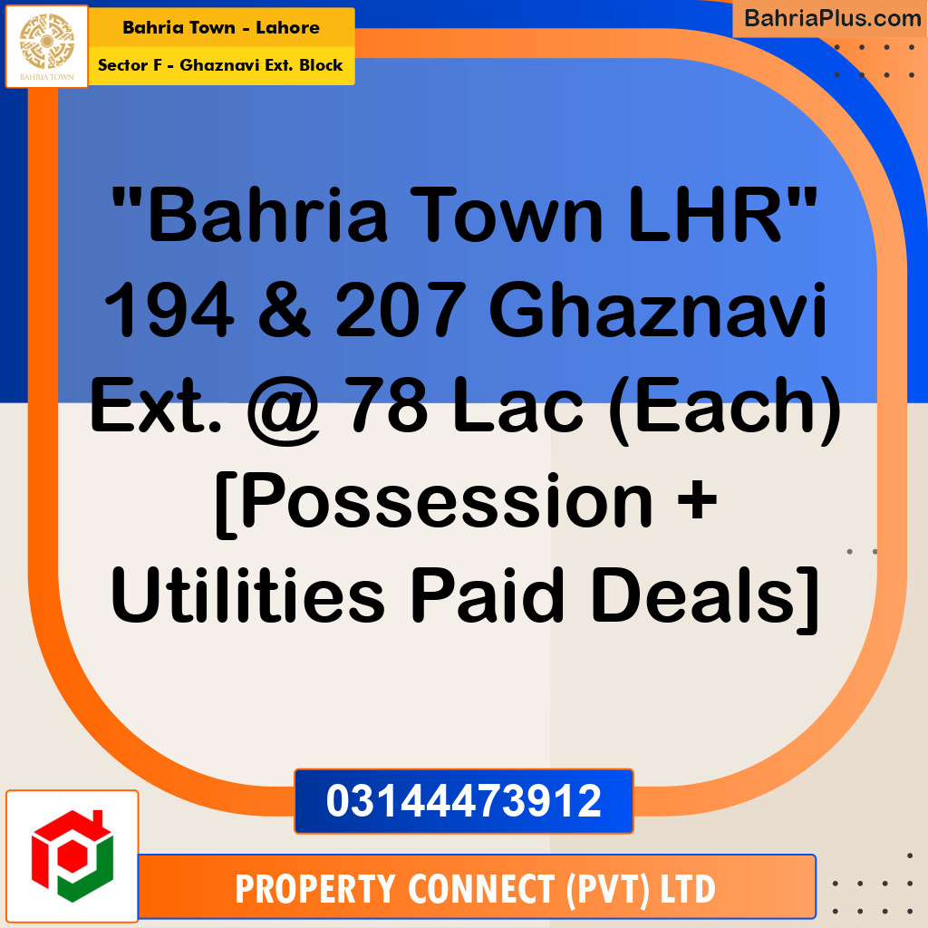 5 Marla Residential Plot for Sale in Sector F - Ghaznavi Ext. Block -  Bahria Town, Lahore - (BP-288730)