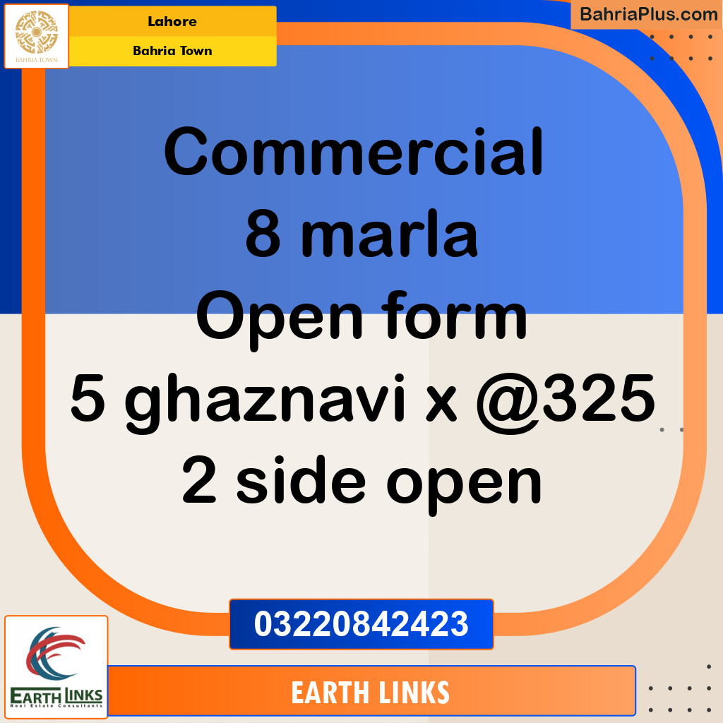Commercial Plot for Sale in Bahria Town, Lahore - (BP-288785)