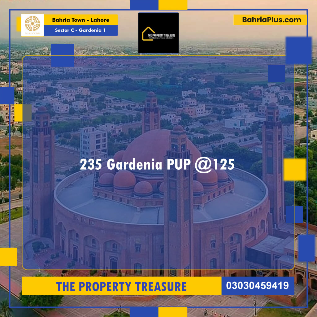5 Marla Residential Plot for Sale in Sector C - Gardenia 1 -  Bahria Town, Lahore - (BP-289330)