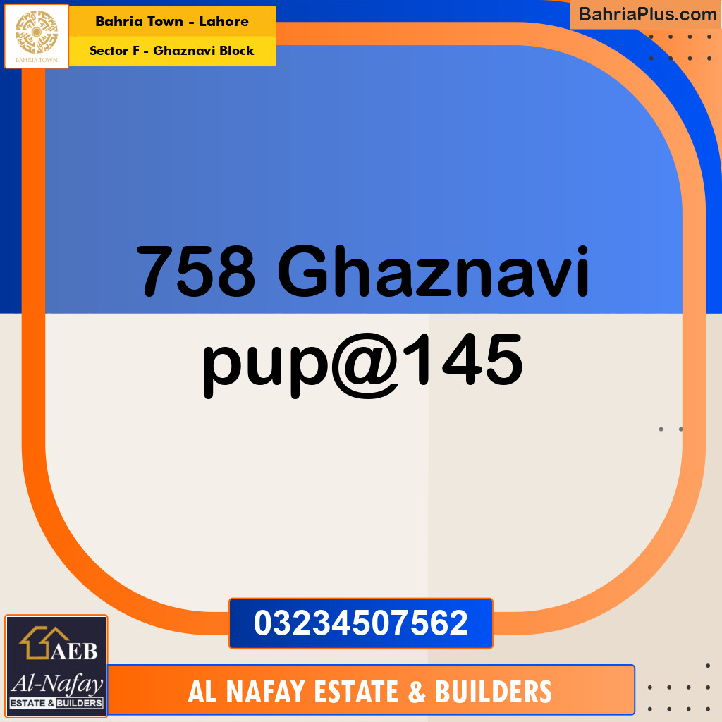 10 Marla Residential Plot for Sale in Sector F - Ghaznavi Block -  Bahria Town, Lahore - (BP-289438)