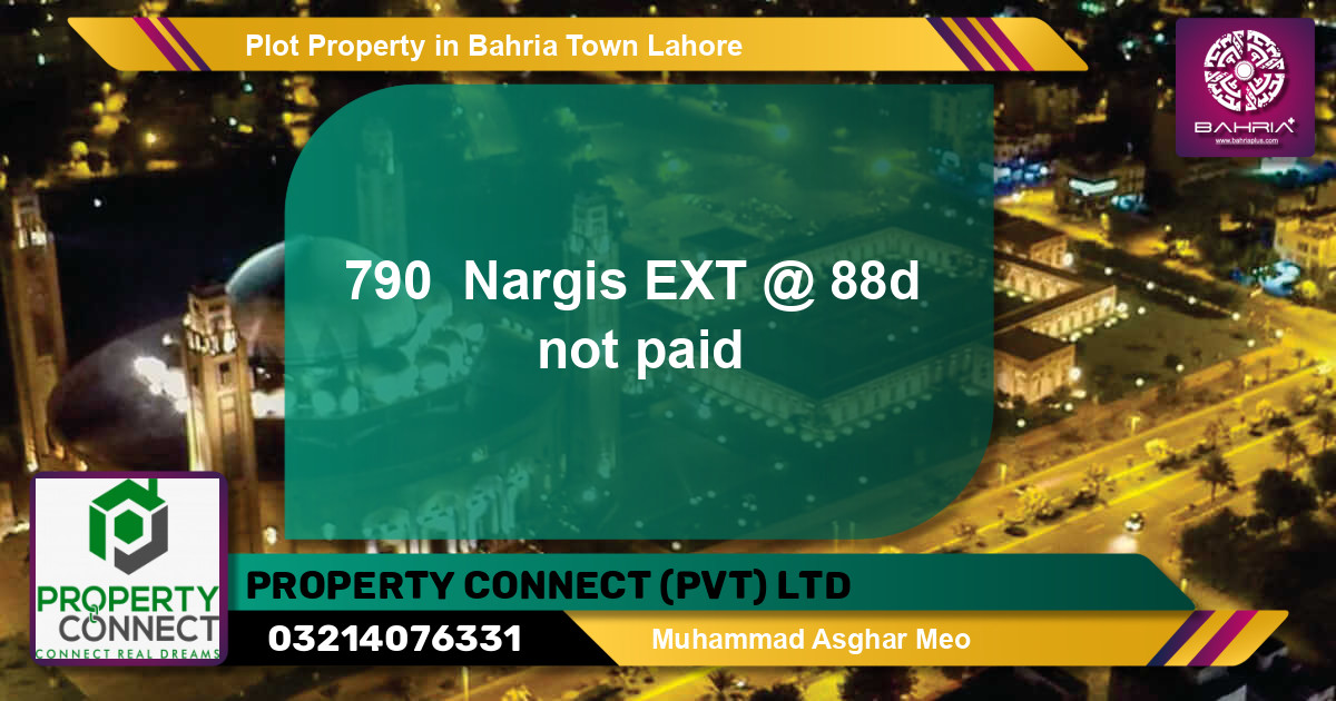 Residential Plot for Sale in Bahria Town, Lahore - (BP-28960)