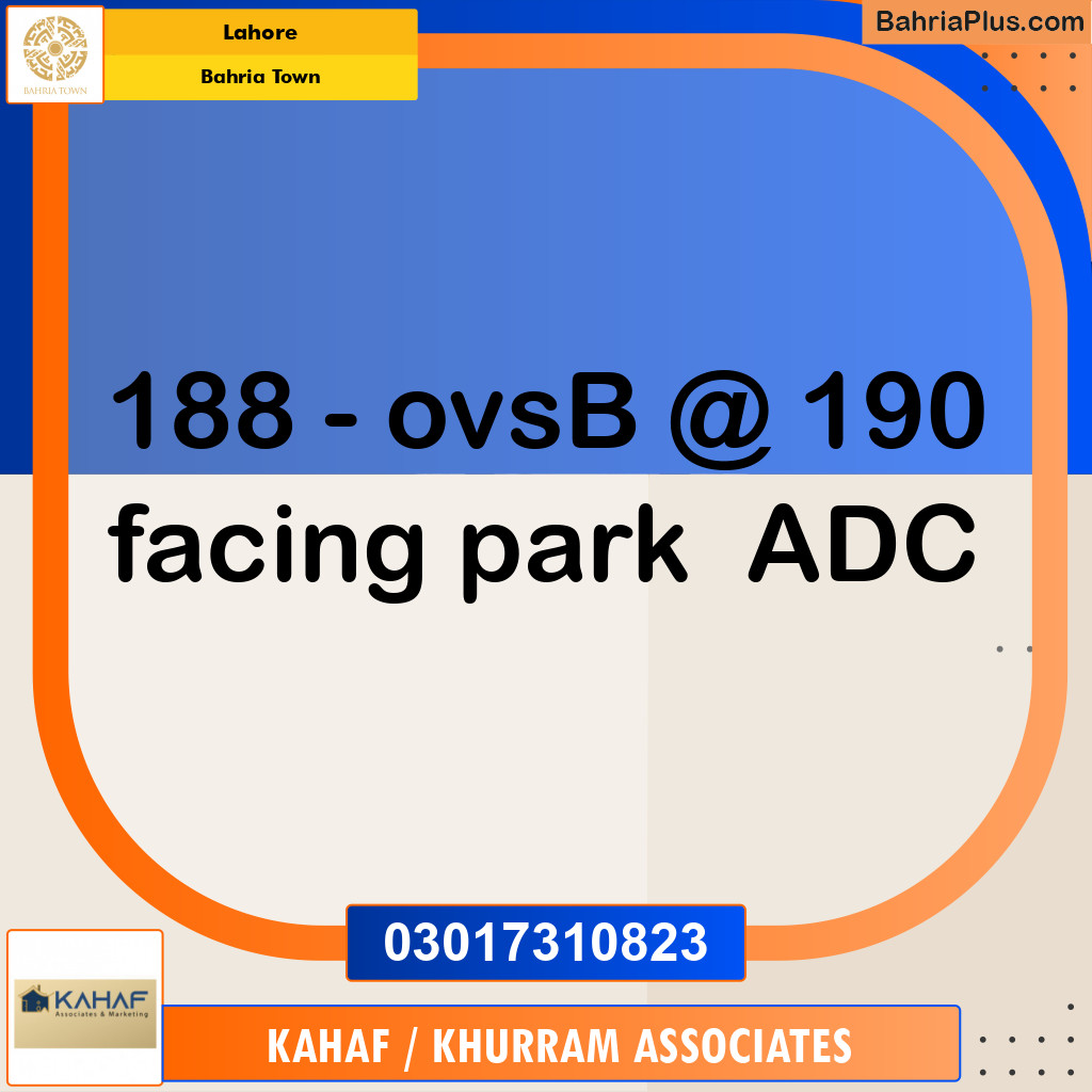 Residential Plot for Sale in Bahria Town, Lahore - (BP-290350)