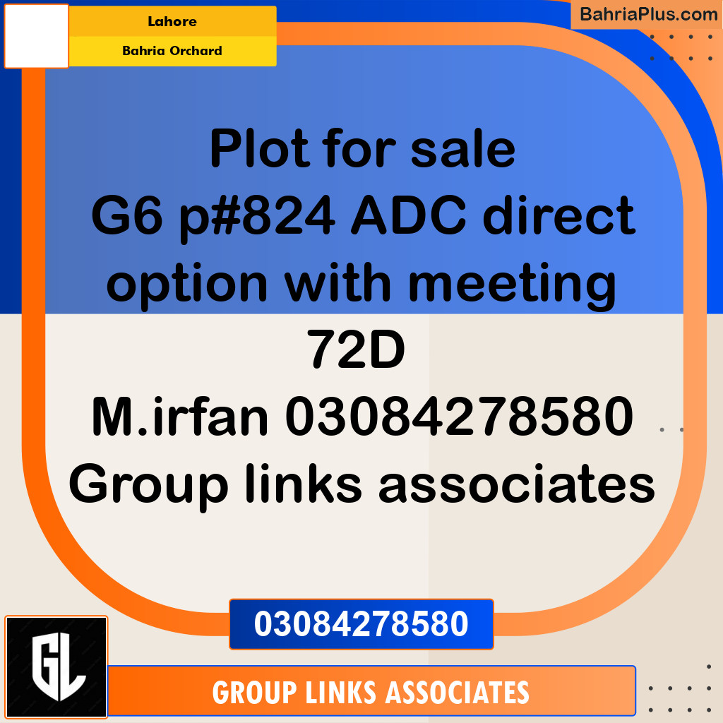 Residential Plot for Sale in Bahria Orchard, Lahore - (BP-290567)