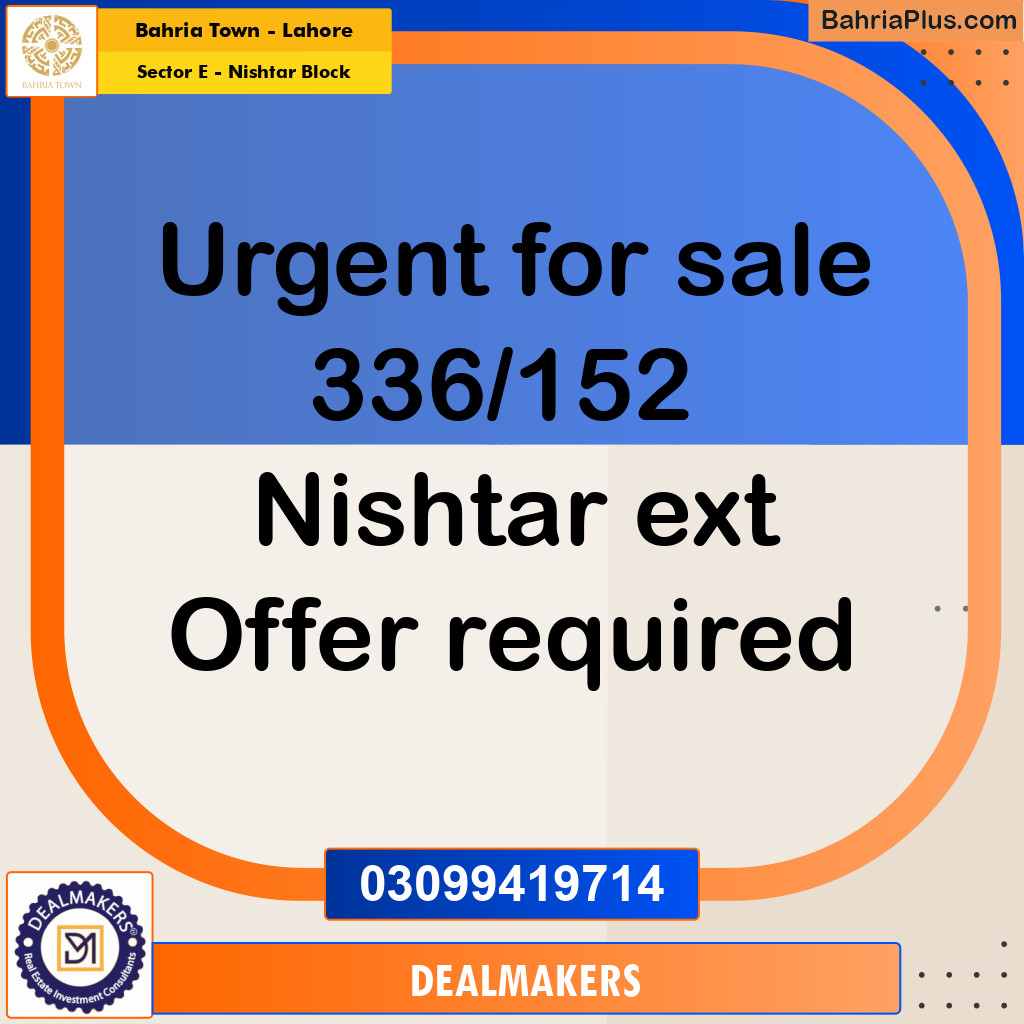 5 Marla Residential Plot for Sale in Sector E - Nishtar Block -  Bahria Town, Lahore - (BP-290903)