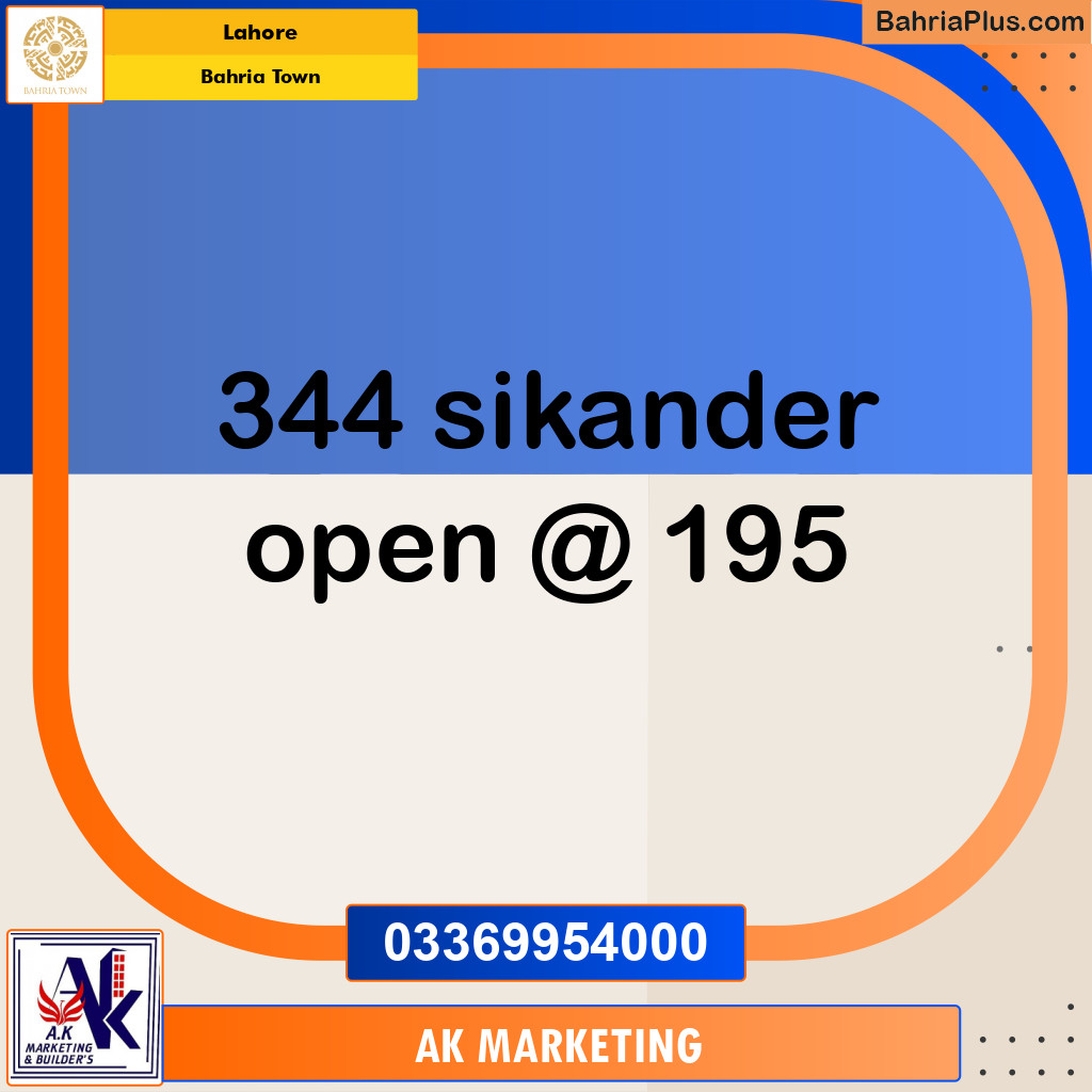 1 Kanal Residential Plot for Sale in Bahria Town, Lahore - (BP-291167)