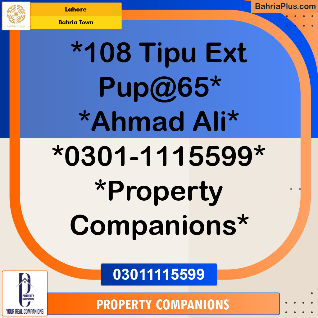 Residential Plot for Sale in Bahria Town, Lahore - (BP-291373)