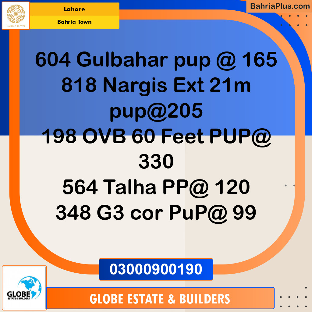 Residential Plot for Sale in Bahria Town, Lahore - (BP-291598)