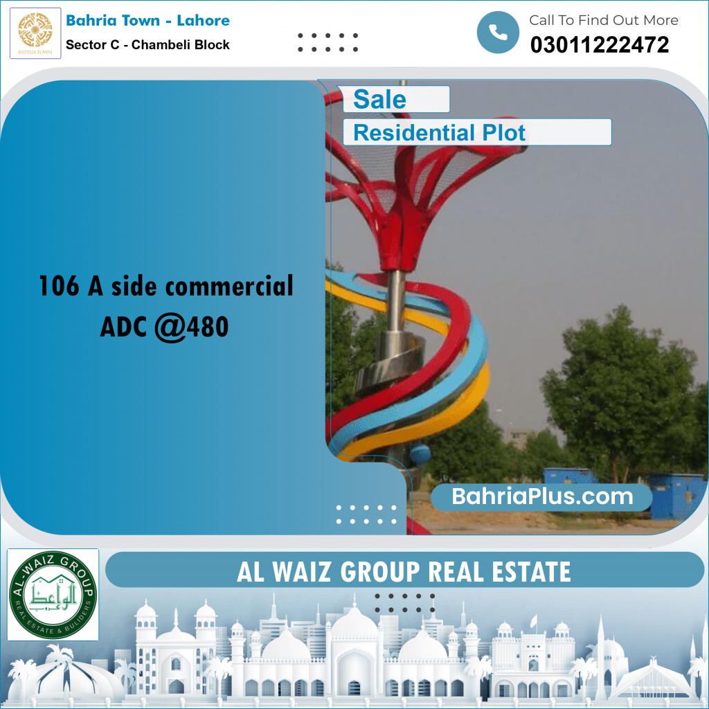 5 Marla Residential Plot for Sale in Sector C - Chambeli Block -  Bahria Town, Lahore - (BP-291763)