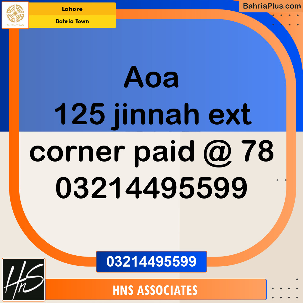 Residential Plot for Sale in Bahria Town, Lahore - (BP-293172)