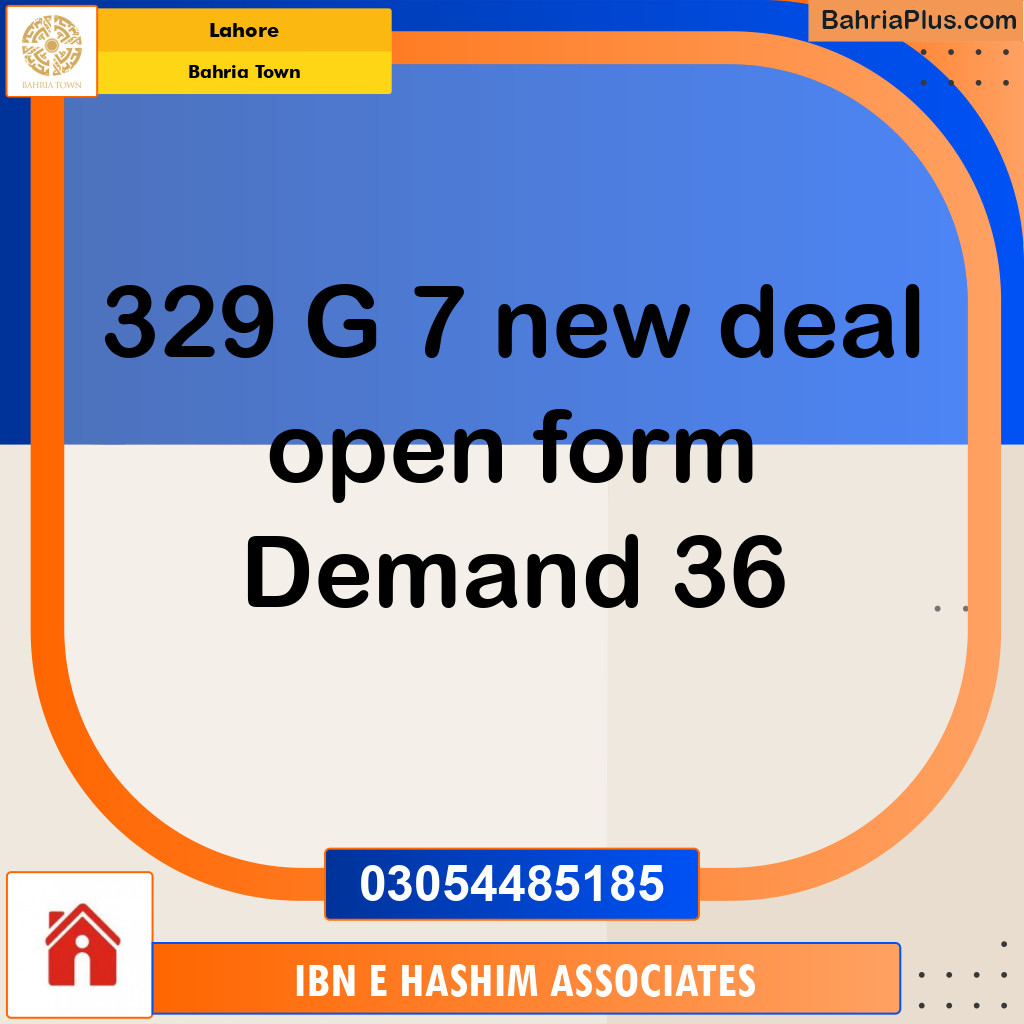 Residential Plot for Sale in Bahria Town, Lahore - (BP-293457)