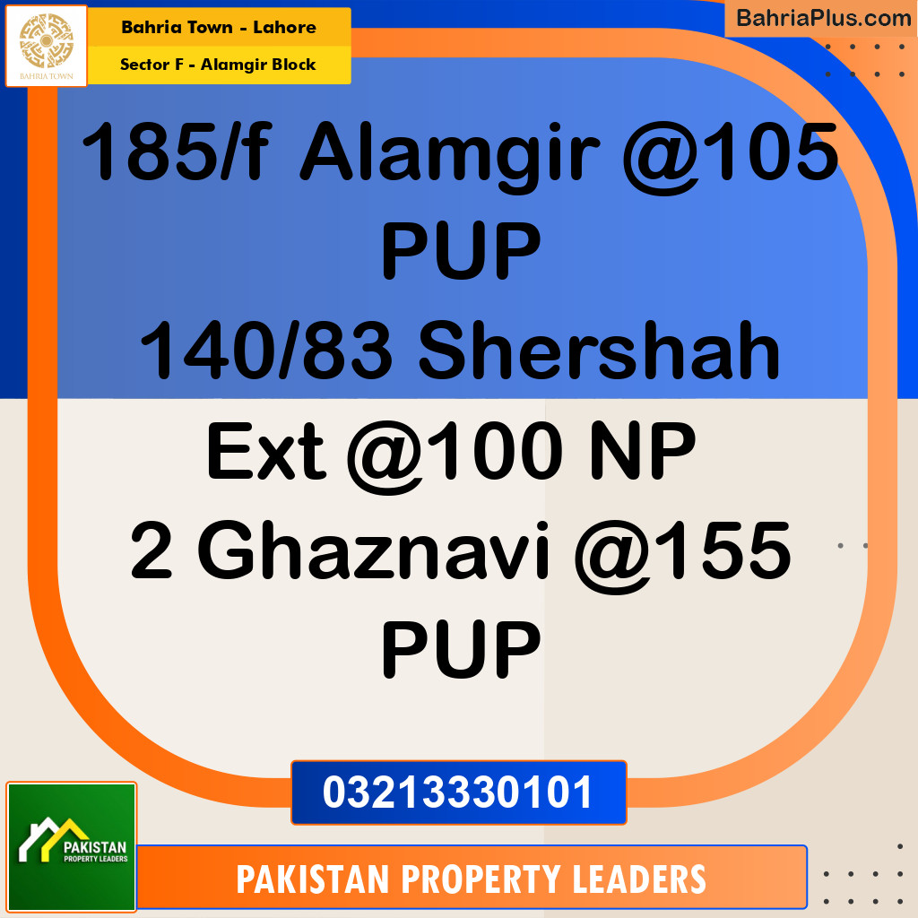 10 Marla Residential Plot for Sale in Sector F - Alamgir Block -  Bahria Town, Lahore - (BP-293826)