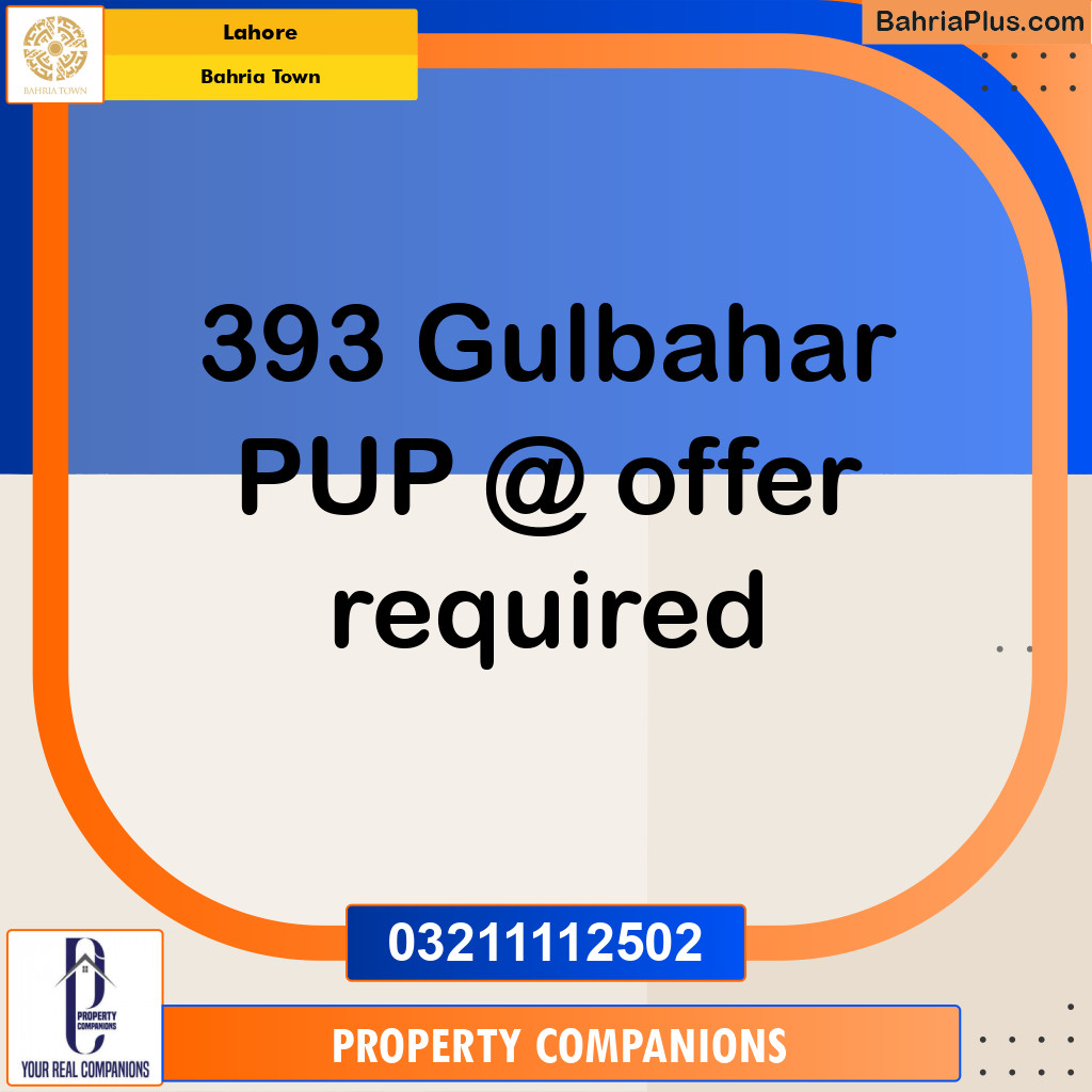 Residential Plot for Sale in Bahria Town, Lahore - (BP-294169)