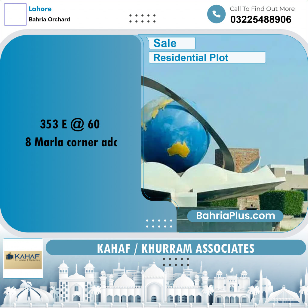 Residential Plot for Sale in Bahria Orchard, Lahore - (BP-294272)