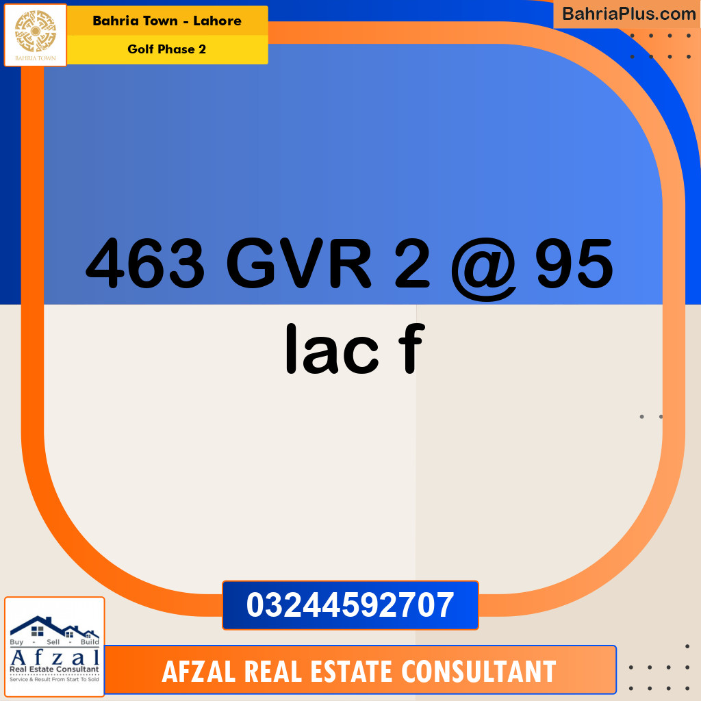 10 Marla Residential Plot for Sale in Golf Phase 2 -  Bahria Town, Lahore - (BP-295104)