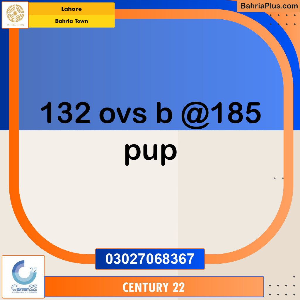 Residential Plot for Sale in Bahria Town, Lahore - (BP-295208)