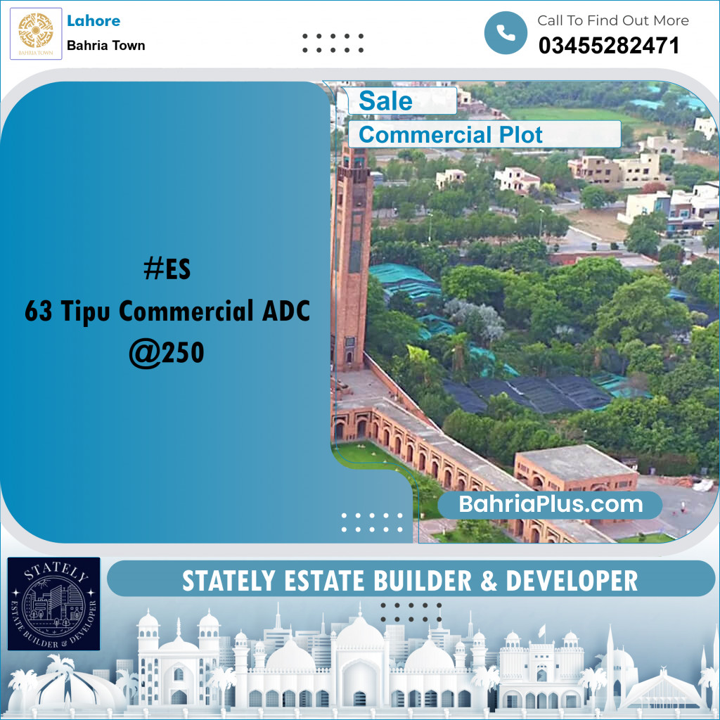 Commercial Plot for Sale in Bahria Town, Lahore - (BP-295602)