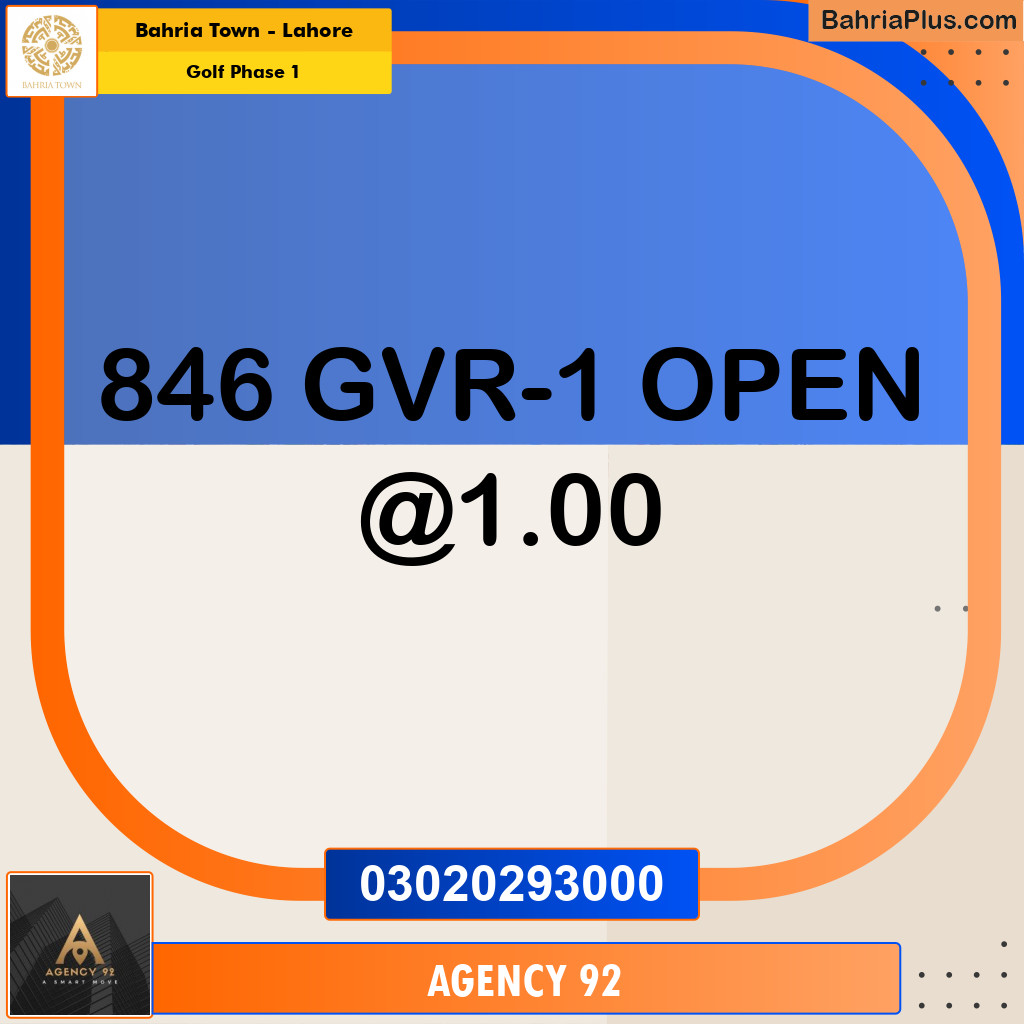 10 Marla Residential Plot for Sale in Golf Phase 1 -  Bahria Town, Lahore - (BP-295765)